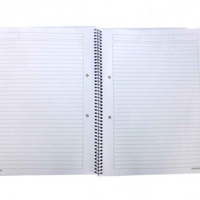 Cuaderno 29,7 con Espiral x 80 Hjs. Cuadriculado Bulto x 40 Unid.-63 Gr. Cod.CUAP/29,7/CU/B