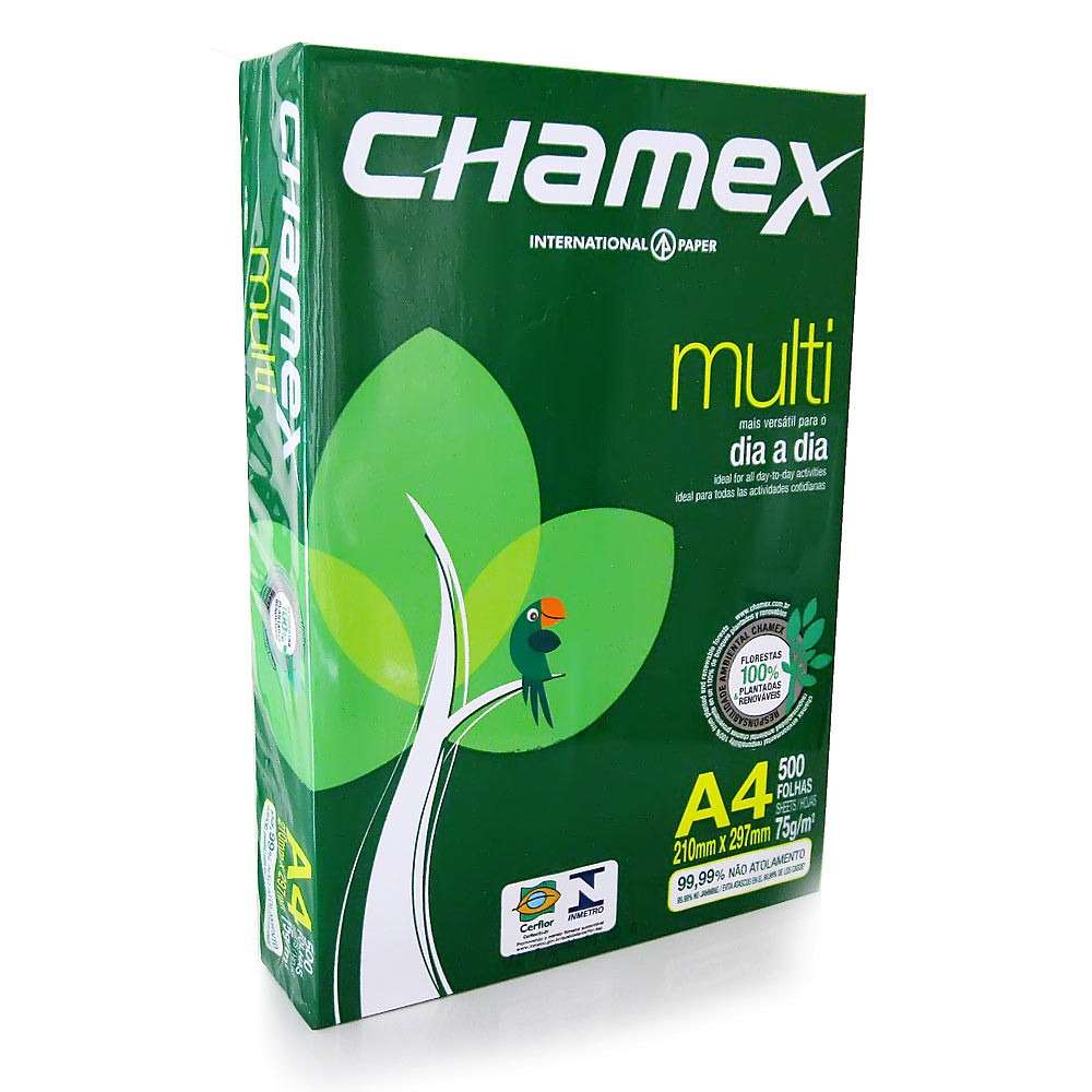 Resma Chamex Multi A4 21 X 297 Cms 75 Grs X 500 Hjs Cod Rca475 3267