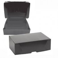 Caja Archivo Plastica Oficio 36 x 25 x 9 Cms. Negro Tapa Volcada Sin Impresion Bulto x 25 Unid. Cod. 1813/N/B