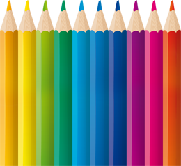 Los lápices de colores  Lapices, Útiles escolares animados, Lapices de  colores