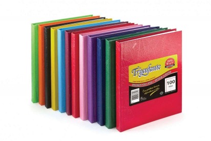 Cuaderno Triunfante 16 x 21 Tapa Carton Araña x 50 Hjs. Rayado Caja x 60 Unid. Col.Basicos - 90 G/M2 Cod. 1621CB