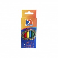 Lápices De Colores Cortos Caja X 6 Colores Pack X100 Cajitas